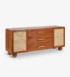Kiro Artisan Wood Display Cabinet in Wenge Finish - Image 3