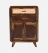 Miro Contemporary Engineered Wood Storage Cabinet in Rich Wenge Finish - Image 5