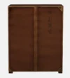 Noor Handcrafted Sheesham Wood Bar Cabinet with Mirror Panel in Wenge Finish - Image 7