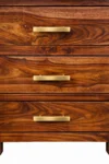 Noor Handcrafted Sheesham Wood Bedside Table in Rich Wenge Finish - Image 3