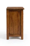 Noor Handcrafted Sheesham Wood Bedside Table in Rich Wenge Finish - Image 5