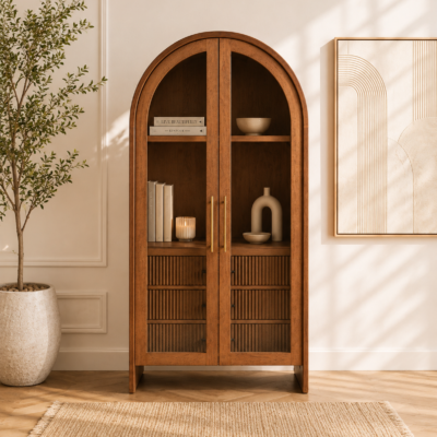 Noor Royal Craft Storage Cabinet in Wenge Finish