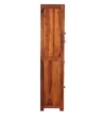 Reyo Multipurpose Bar Cabinet with Wine & Glass Storage in Wenge Finish - Image 6
