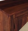 Saki Premium Solid Wood Storage Cabinet in Wenge Finish - Image 4