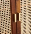 Saki Solid Wood Bar Cabinet with Wine Rack & Glass Storage in Wenge Finish - Image 8