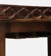 Vero Minimalist Bar Cabinet with Open Display Shelf in Wenge Finish - Image 4