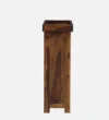 Vero Minimalist Bar Cabinet with Open Display Shelf in Wenge Finish - Image 6