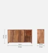 Vero Studio Craft Wooden Cabinet in Wenge Finish - Image 5