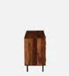 Zeno Classic Sheesham Wood Cabinet with Shelves in Wenge Finish - Image 4