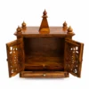 Aahana Modern Solid Wood Home Temple with Storage Unit - Image 2