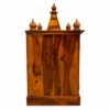 Aahana Modern Solid Wood Home Temple with Storage Unit - Image 3