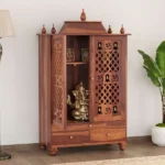 Prisha Traditional Solid Wood Pooja Temple for Home
