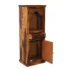 Tanvika Classic Wooden Pooja Ghar with Drawer Storage - Image 4